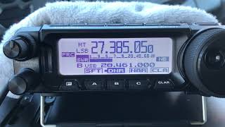 Yaesu FT-891 11 meter skip from Barbados