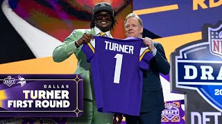 Vikings Select Alabama OLB Dallas Turner With Pick No. 17 in the 2024 NFL Draft