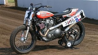 Flat-Track Racing a Harley-Davidson XR750