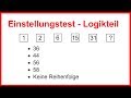 Einstellungstest - Logiktest -  Würdest du es schaffen? Logisches Denken trainieren | LehrerBros