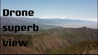 ドローン絶景in霧訪山 Drone superb view in kiritoo Mountain.