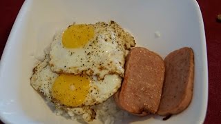The American Foodie Makes Spam and Eggs