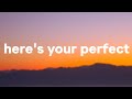 Jamie Miller - Here's Your Perfect (Lyrics)