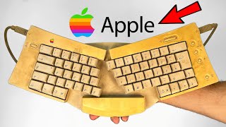 Apple Keyboard Restoration - Yellowed Plastic Retrobright - ASMR
