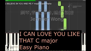 I CAN LOVE YOU LIKE THAT C major