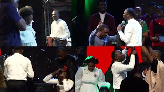 DR PAUL ENENCHE IMPARTING APOSTLE MICHAEL OROKPO, PDANIEL, NATHANIEL BASSEY, DUNSIN OYEKAN, & OTHERS