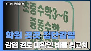 학원·학교 집단감염 곳곳...수도권 확진 1,500명 육박 / YTN