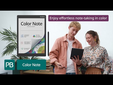 PocketBook Color Note: toma de notas en color en una gran pantalla E Ink Kaleido 3 con un lápiz óptico