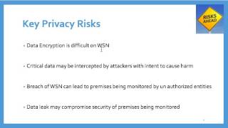 Security & Privacy Risks of WSN used to monitor architectural sites