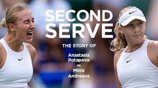 The "Sensation" Mirra Andreeva | Second Serve | Wimbledon 2023
