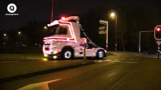 Nieuwegein geniet van verlichte trucks | NieuwegeinTV