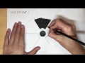 how to draw the nuclear radiation symbol symbol drawing