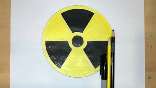 How to Draw the Nuclear Radiation Symbol | Symbol Drawing