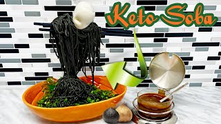 🧄 Keto black garlic soba noodles & egg with tips to keto lasagna | Original Keto noodle Recipe