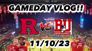 Rutgers vs Boston U GAMEDAY Vlog!! | 11/10/23 | Home Opener!!