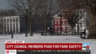City council pushing for cameras in parks