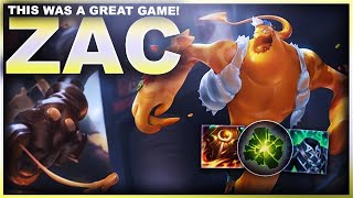 THIS WAS A GREAT GAME OF LEAGUE! ZAC! | League of Legends