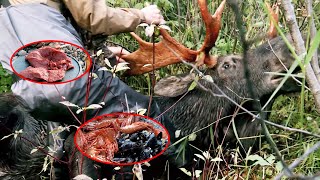 He Took Down A 400-Pound Moose With A Single Shot And Achieved Seafood Freedom In The Wild