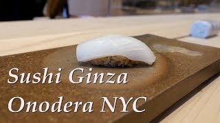 Delicious 2 Michelin Star Omakase at Sushi Ginza Onodera NYC!