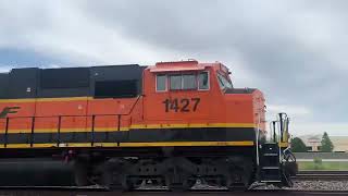 Two SD70Ms 1427 and 1426 Stopped at Ft Scoot Sub