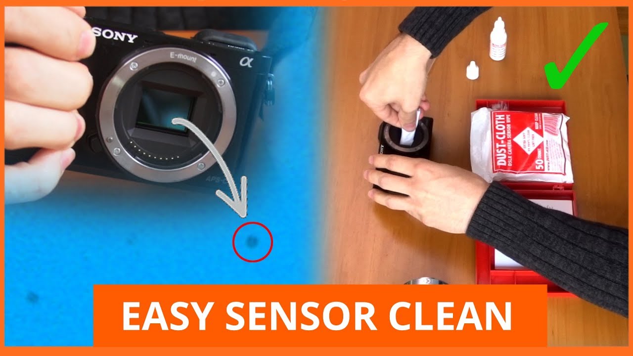 How To Clean Your DSLR Sensor - Easy Sony Camera Sensor Clean - YouTube