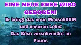 Es kommt eine neue Erde und ein neues MenschSEIN. Das Dunkle geht im Feuer unter.