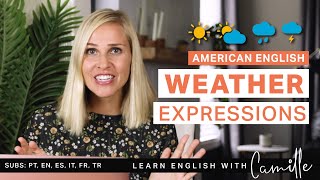 Common Weather Expressions ⛅️🌩🌨 - American English 🇺🇸