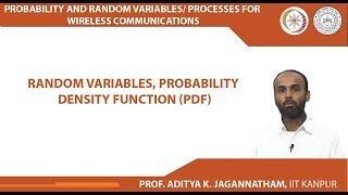 Random Variables, Probability Density Function (PDF)