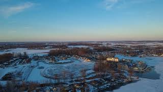 Buckeye Lake Frozen Ice fishing 1/17/25 pt1