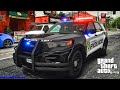 Playing GTA 5 As A POLICE OFFICER City Patrol| HPD|| GTA 5 Lspdfr Mod| 4K