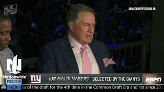 Malik Nabers drafted by the Giants at No 6 [REACTION] | Pat McAfee Draft Spectac