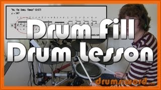 ★ All The Small Things (Blink 182) ★ Drum Lesson | How To Play Drum Fill (Travis Barker)