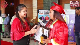 Interview of  Ms. Shabina Khan, Choreographer (Indian Films and Bollywood) During Awards Show, DPIAF
