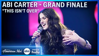 Abi Carter Sings Her Original New Single "This Isn't Over" - American Idol 2024