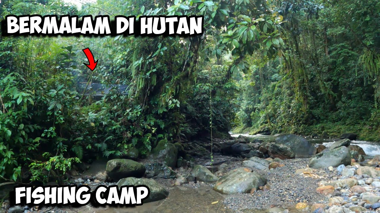 Fishing Camping Adventure Mencari Ikan Ke Hulu Sungai Bermalam Pinggir ...