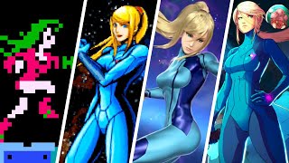 Evolution of Zero Suit Samus in Metroid Games (1986-2022)