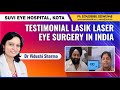 TESTIMONIAL LASIK LASER EYE SURGERY IN INDIA By Dr Suresh K Pandey, Kota, India.mpg