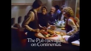 1983 Continental Airlines Pub Commercial