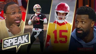 Will Mahomes lead the Chiefs to a Super Bowl LVIII win or 49ers do it for the Bay? | NFL | SPEAK