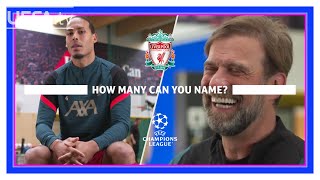 🎬🔴 KLOPP, VAN DIJK, FABINHO | How many #UCL WINNERS can LIVERPOOL players and coach name? 😂🏆