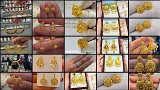 gold earring designs/gold hoop earrings  / gold stud earrings designs/earrings design/#2025