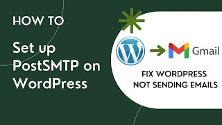 Fix WordPress Not Sending Emails | Post SMTP Plugin + Gmail Setup