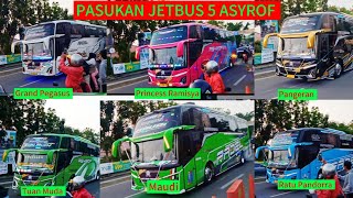 KONVOI JETBUS 5 ASYROF ! HUNTING BASURI DI GERBANG TOL PAMULANG !!