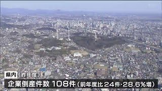 昨年度の県内企業倒産は３年ぶりの増加「あきらめ型」倒産か　宮城