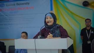 Speech of Prof. Dr. Nova Ahmed, ECE Dept., NSU | Orientation Program- Fall 2022 | Eastern University