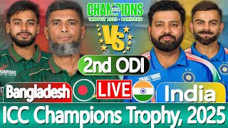 Bangladesh vs India Live SCORE Match | LIVE CRICKET MATCH TODAY | BAN vs IND LIVE | Champions Trophy