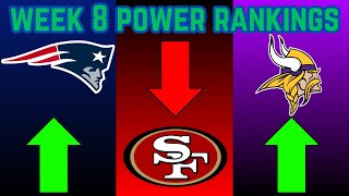 Week 8 NFL Power Rankings