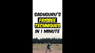 Sadhguru teaches frisbee techniques #sadhguru #shorts #dailywisdom