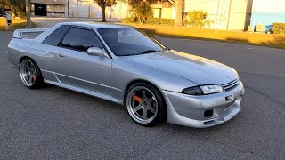 Silver Skyline GTR with Greddy Front Bumper and a bunch of mods! [Walk Around #3358]