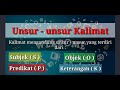 Unsur-unsur Kalimat